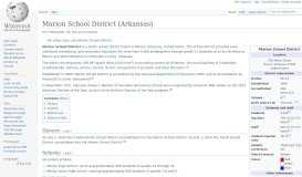 
							         Marion School District (Arkansas) - Wikipedia								  
							    