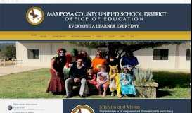 
							         Mariposa County Unified School District								  
							    