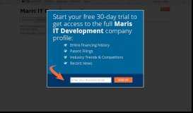 
							         Maris IT Development - CB Insights								  
							    