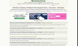 
							         Maritime Academy Of Nigeria Oron Registeration - Education ...								  
							    