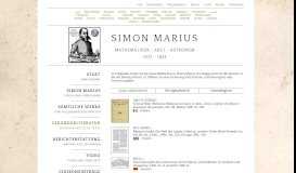 
							         Marius-Portal - Simon Marius								  
							    