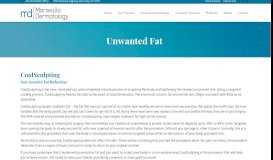 
							         Mariwalla Dermatology » Unwanted Fat								  
							    