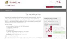
							         Markel Law Hub								  
							    
