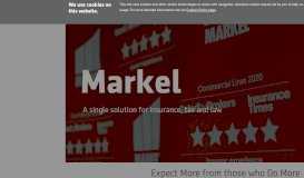 
							         Markel UK Broker								  
							    
