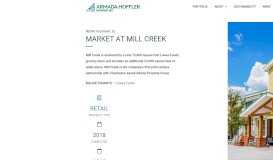 
							         Market at Mill Creek – Armada Hoffler								  
							    