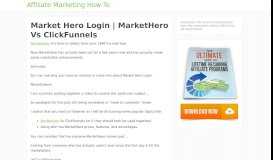
							         Market Hero Login | MarketHero Vs ClickFunnels – Affiliate ...								  
							    