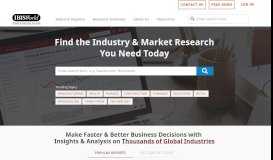
							         Market Research Reports & Analysis | IBISWorld AU								  
							    