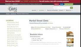 
							         Market Street Clinic | CHAS Health								  
							    