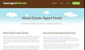 
							         Market Your Properties in Real-Time | Estate Agent Feeds								  
							    