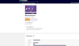
							         Markethero Reviews | Read Customer Service Reviews of ...								  
							    