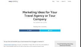 
							         marketing-ideas-for-travel-agency-business - OnQ Marketing								  
							    