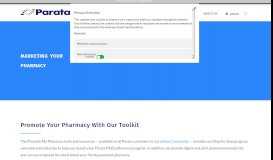 
							         Marketing Your Pharmacy | Parata - Parata Systems								  
							    