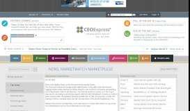 
							         MarketWatch MarketPulse - CEOExpress: Business portal for ...								  
							    