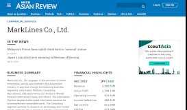 
							         MarkLines Co., Ltd. - Nikkei Asian Review								  
							    