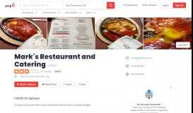 
							         Mark's Restaurant and Catering - 18 Reviews - American (Traditional ...								  
							    
