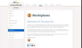 
							         Marktplaats.nl | eBay Classifieds Group								  
							    