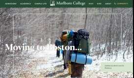 
							         Marlboro College								  
							    