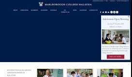 
							         Marlborough College Malaysia | International School in Johor Bahru (JB)								  
							    