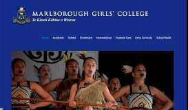 
							         Marlborough Girls College: Home								  
							    
