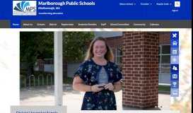 
							         Marlborough Public Schools / District Homepage								  
							    