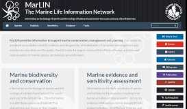 
							         MarLIN - The Marine Life Information Network - Home								  
							    