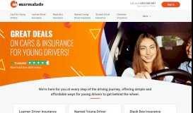 
							         Marmalade: Cars & Insurance for Learner and Young Drivers								  
							    