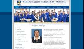 
							         Maronite College of the Holy Family |								  
							    