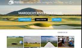 
							         Maroochy River Golf Club | Golf Club, Event Venue, Sunshine ...								  
							    