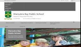 
							         Maroubra Bay Public School: Home								  
							    