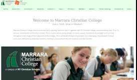 
							         Marrara Christian College: Home								  
							    