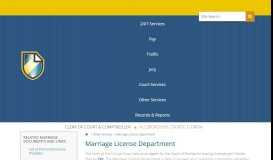 
							         Marriage License | Hillsborough County Clerk								  
							    