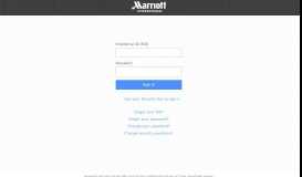 
							         Marriott Extranet - Login								  
							    