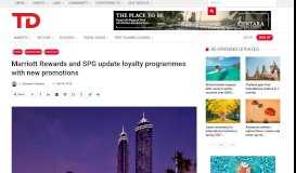 
							         Marriott Rewards and SPG update loyalty programmes with new ...								  
							    