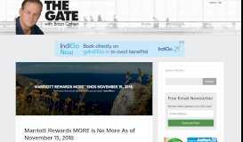
							         Marriott Rewards MORE is No More As of November 15, 2018 - The ...								  
							    