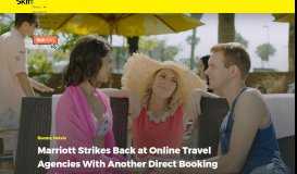 
							         Marriott Strikes Back at Online Travel Agencies With Another Direct ...								  
							    