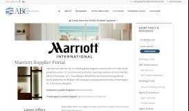 
							         Marriott Supplier Portal - ABC Global Services								  
							    
