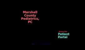 
							         Marshall County Pediatrics, PC								  
							    