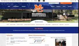 
							         Marshall County Schools: Home								  
							    