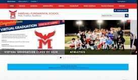 
							         Marshall Fundamental School / Homepage								  
							    