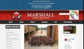 
							         Marshall High School - Marshall Public Schools								  
							    