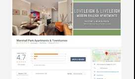 
							         Marshall Park Apartments & Townhomes reviews | Apartments at ...								  
							    