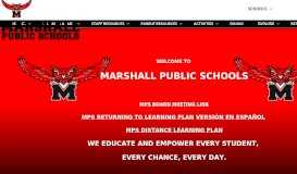 
							         Marshall Public Schools								  
							    
