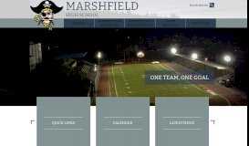 
							         Marshfield High School								  
							    