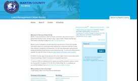 
							         Martin County - Land Management								  
							    