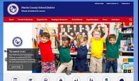 
							         Martin County School District / Homepage								  
							    
