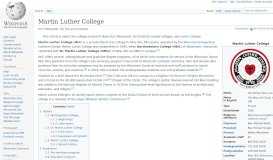 
							         Martin Luther College - Wikipedia								  
							    