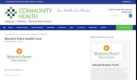 
							         Martin's Point Health Care - Community Health Centers of the Rutland ...								  
							    