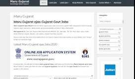 
							         Maru Gujarat Update,OJAS bharti, Latest Government Job 2019:: Maru ...								  
							    