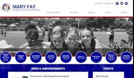 
							         Mary Fay Pendleton School								  
							    