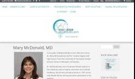 
							         Mary McDonald, MD - Co-founder, McDonald Murrmann in ...								  
							    